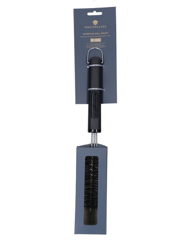 MasterClass 2in1-Grillbürste in Silber/ Schwarz - (L)39 cm
