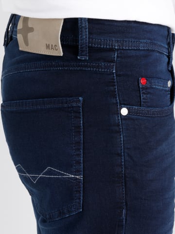 MAC Bermudy dżinsowe w kolorze granatowym