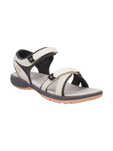 CMP Leder-Trekkingsandalen "Adib" in Weiß/ Grau