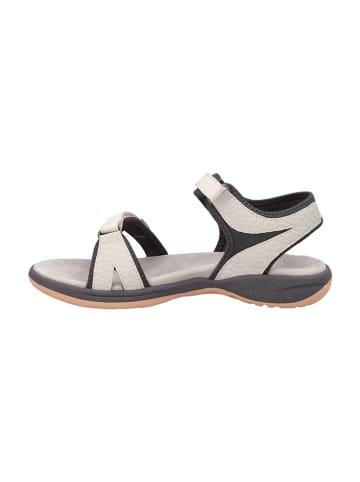 CMP Leren trekkingsandalen "Adib" wit/grijs