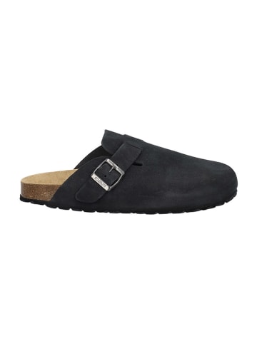 CMP Leder-Clogs "Navarro" in Schwarz