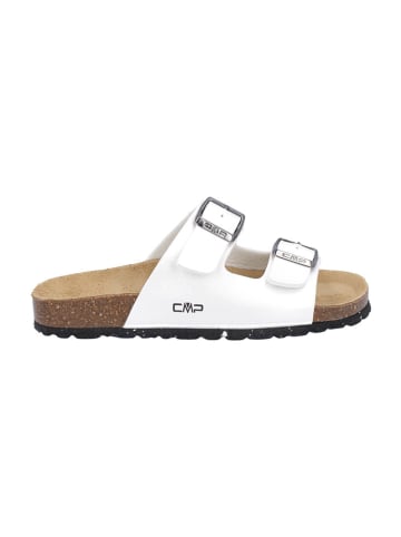 CMP Leren slippers "Eco Thalitha" wit
