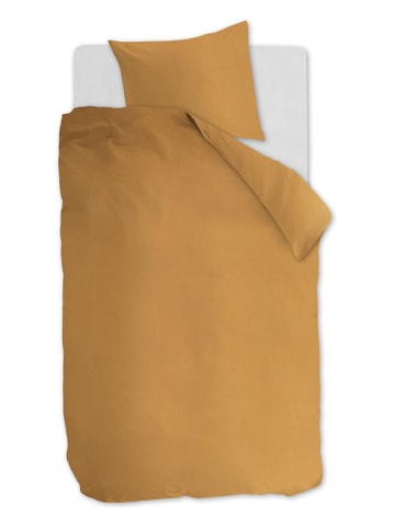 Beddinghouse Beddengoedset "Uni" mosterdgeel