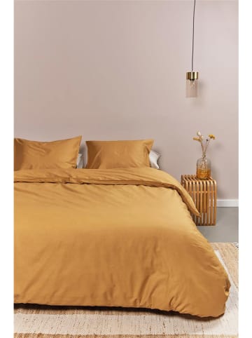 Beddinghouse Beddengoedset "Uni" mosterdgeel
