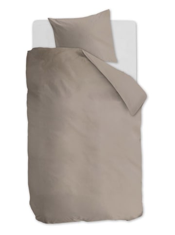 Beddinghouse Bettwäsche-Set "Uni" in Taupe