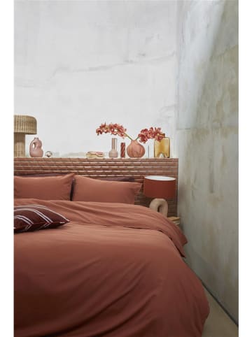Beddinghouse Satijnen beddengoedset "Earth" oranje