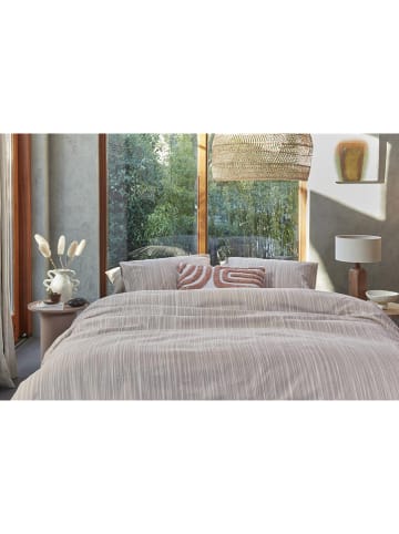 Beddinghouse Flanell-Bettwäsche-Set "Drips" in Beige