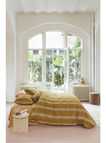 Beddinghouse Beddengoedset "Ikat" mosterdgeel