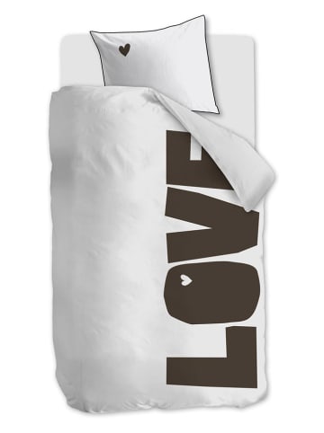 Beddinghouse Beddengoedset "Bold Love" wit/zwart