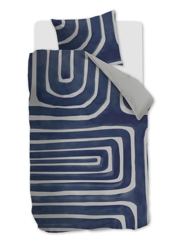 Beddinghouse Beddengoedset "Moons" blauw/wit