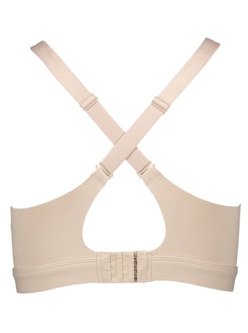 adidas Biustonosz sportowy "Luxe" w kolorze beżowym