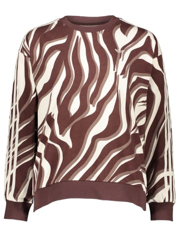 adidas Sweatshirt in Hellbraun/ Beige