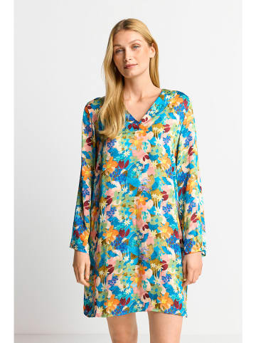 Rich & Royal Sukienka w kolorze turkusowo-pomarańczowym