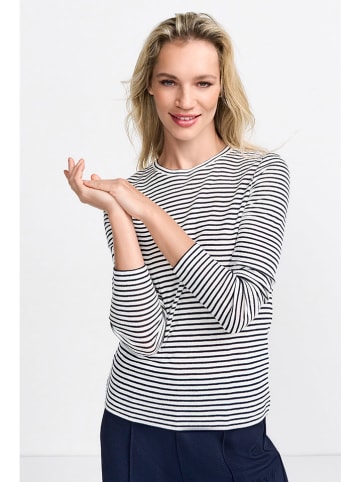 Rich & Royal Longsleeve wit/zwart