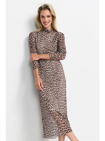 Rich&Royal Sukienka w kolorze beżowo-brązowym