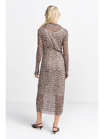 Rich & Royal Kleid in Beige/ Braun
