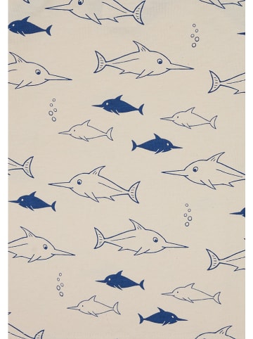 loud + proud Longsleeve crème/donkerblauw