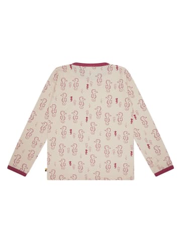 loud + proud Koszulka w kolorze kremowo-różowym