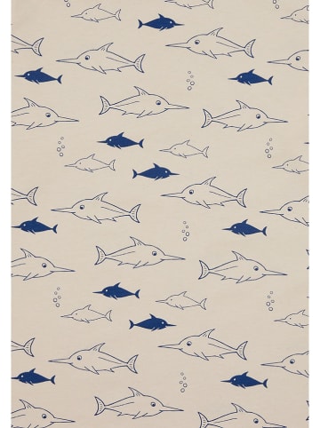 loud + proud Longsleeve crème/donkerblauw