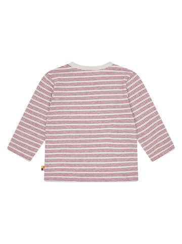 loud + proud Koszulka w kolorze kremowo-różowym
