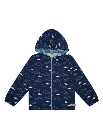 loud + proud Kurtka w kolorze granatowo-białym