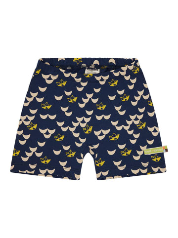 loud + proud Shorts  in Dunkelblau/ Beige/ Gelb