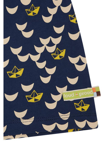 loud + proud Short donkerblauw/beige/geel