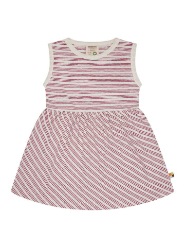 loud + proud Kleid  in Creme/ Pink