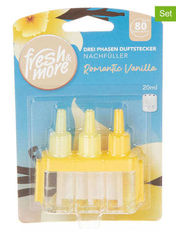 Fresh & More 2er-Set: Raumduft-Nachfüller "Romantic Vanilla", je 20 ml