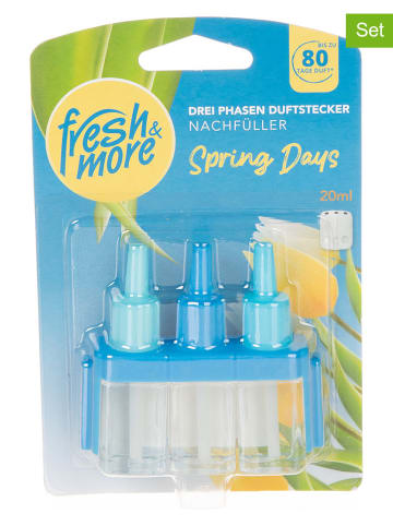 Fresh & More 2er-Set: Raumduft-Nachfüller "Spring Days", je 20 ml