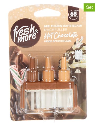 Fresh & More 2er-Set: Raumduft-Nachfüller "Hot Chocolate", je 20 ml