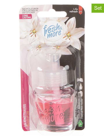 Fresh & More 3er-Set: Raumduft-Nachfüller "Lilienfrische", je 19 ml