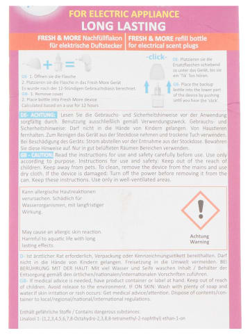 Fresh & More 3er-Set: Raumduft-Nachfüller "Lilienfrische", je 19 ml