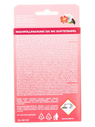 Fresh & More 4er-Set: WC-Duftstempel "Floral Harmony", je 2x 42 ml