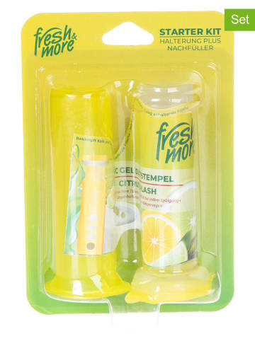 Fresh & More 4er-Set: WC-Duftstempel "Citrus Splash", je 42 ml