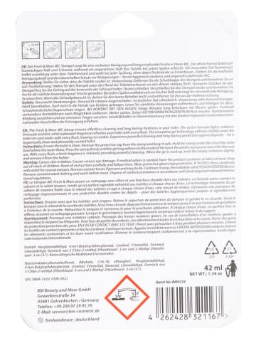 Fresh & More 4er-Set: WC-Duftstempel "Citrus Splash", je 42 ml
