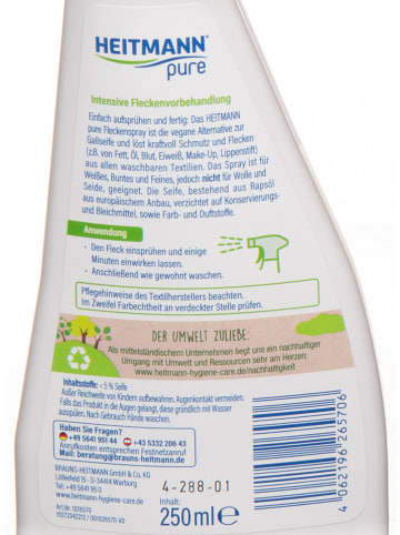 Heitmann 3er-Set: Gallseife-Fleckenspray "Pure", je 250 ml