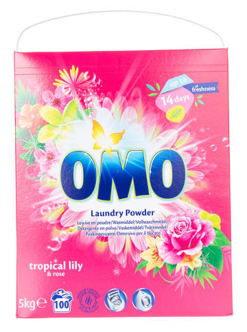 omo Waschmittelpulver "Tropical", 5 kg