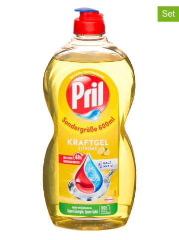 Pril 7er-Set: Handspülmittel "Fresh Lemon", je 600 ml