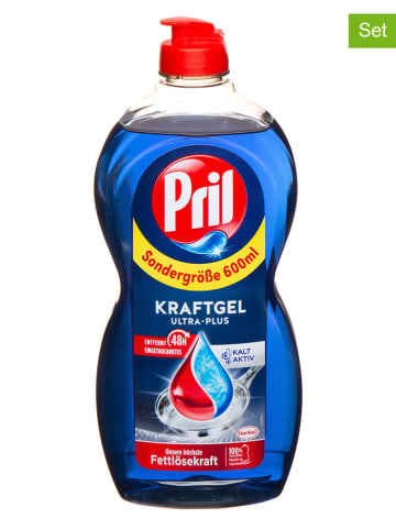 Pril 7er-Set: Handspülmittel "Ultra Plus", je 600 ml
