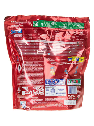 somat 2er-Set: Spülmaschinentabs "Excellene 4in1", 2x 70 Stück