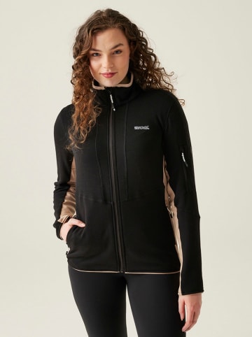 Regatta Fleecejacke "Ralina" in Schwarz/ Beige