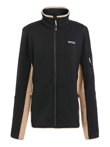 Regatta Fleecejacke "Ralina" in Schwarz/ Beige