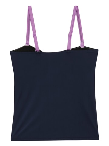 Regatta Koszulka tankini "Aceana III" w kolorze granatowo-fioletowym