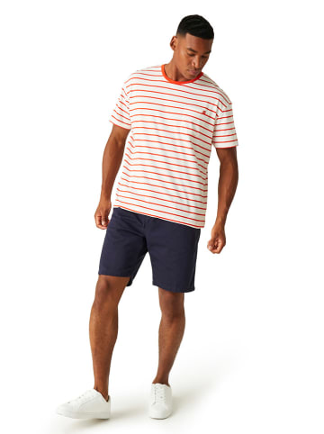 Regatta Functioneel shirt "Shorebay II" wit/rood