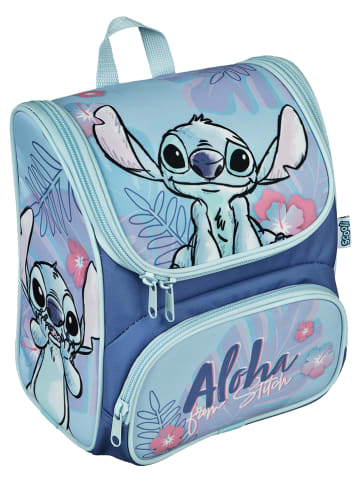 SCOOLI Schulranzen "Lilo & Stitch" in Hellblau - (L)24 x (B)22 x (H)16 cm