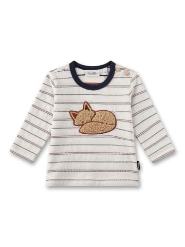 Sanetta Kidswear Shirt in Weiß/ Dunkelblau/ Rot