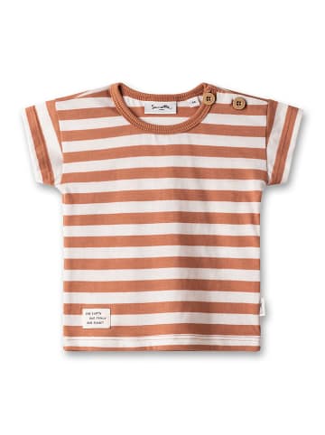 Sanetta Kidswear Shirt in Weiß/ Hellbraun