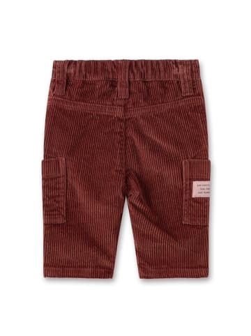 Sanetta Kidswear Bojówki sztruksowe w kolorze brązowym