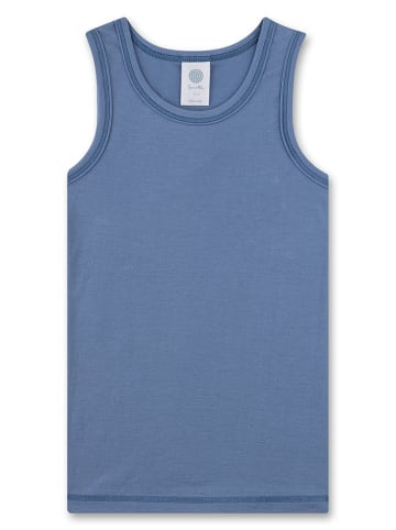 Sanetta 2-delige set: hemdjes blauw/grijs